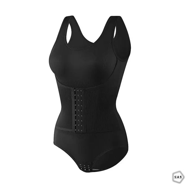High Quality Front Open Full Body Shaper With Corset Belt