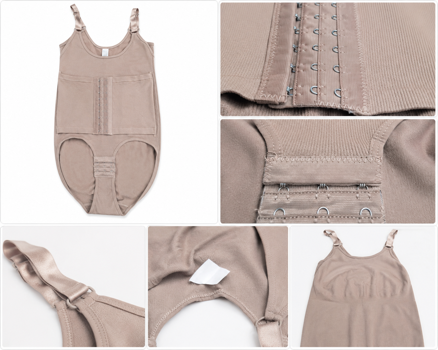 High Quality Front Open Full Body Shaper With Corset Belt
