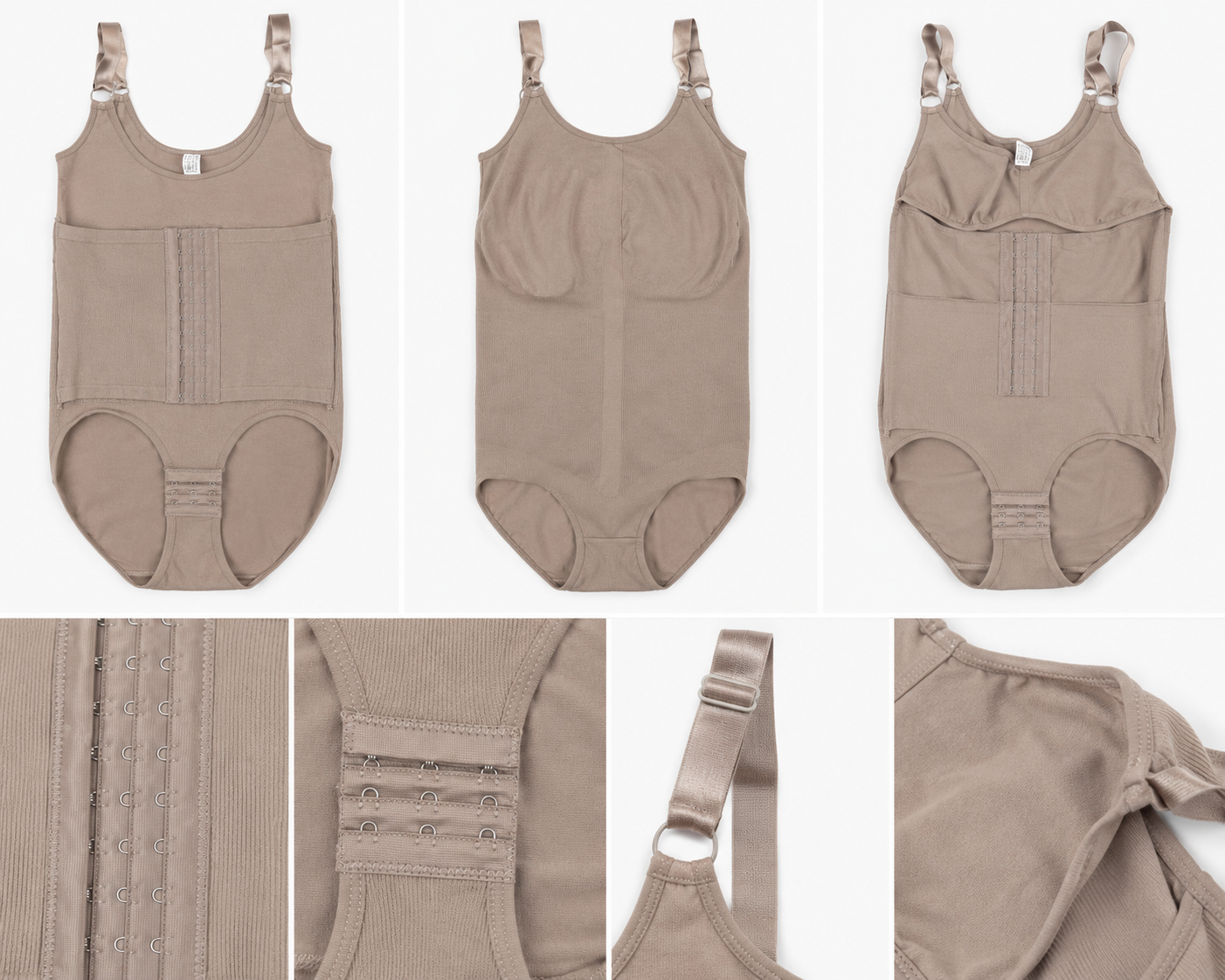 High Quality Front Open Full Body Shaper With Corset Belt