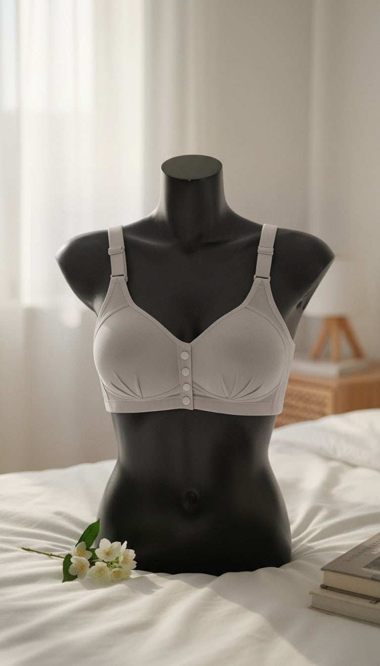 Seamless Front Open Padded Bra