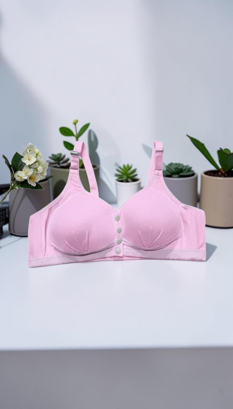 Seamless Front Open Padded Bra