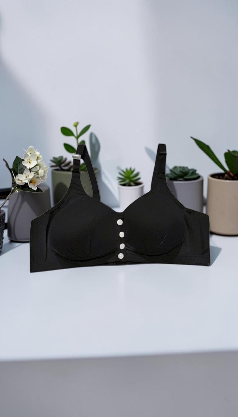 Seamless Front Open Padded Bra