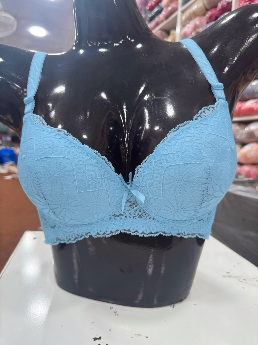 Floral Lace Padded Bra for
