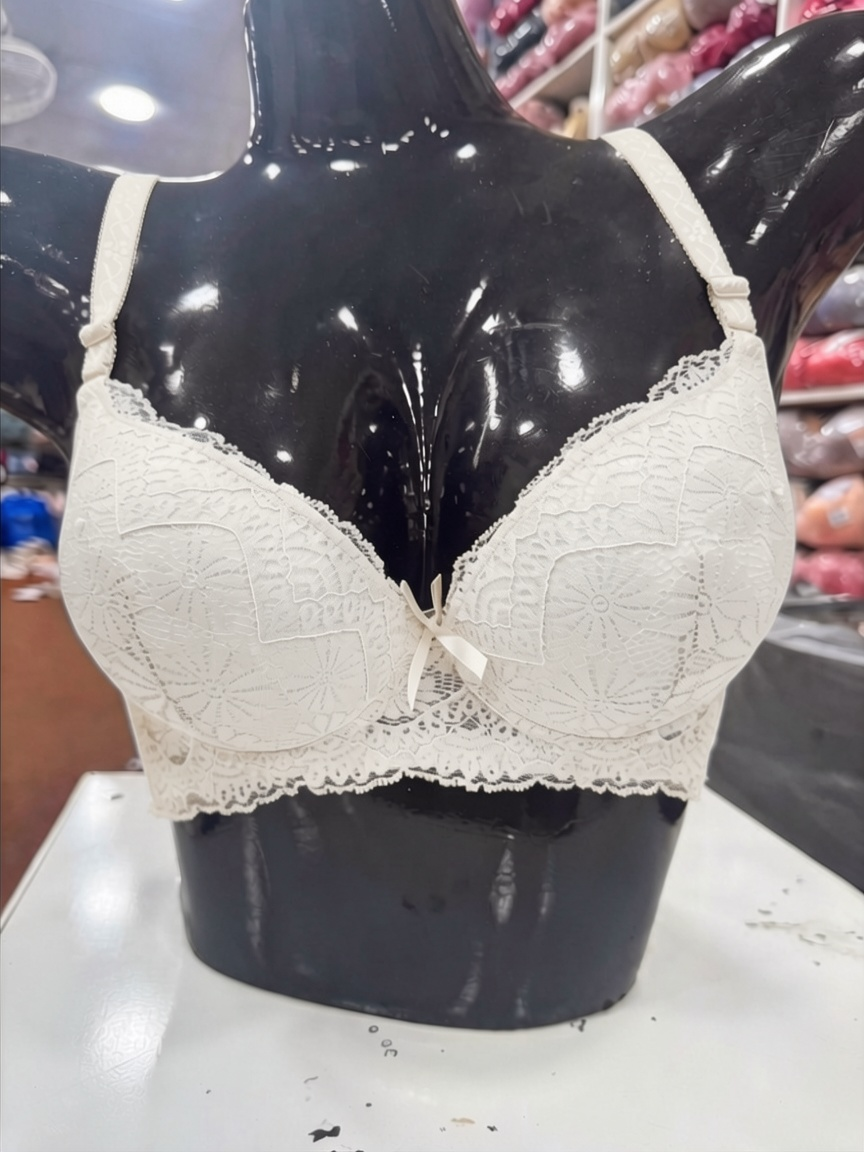 Floral Lace Padded Bra for