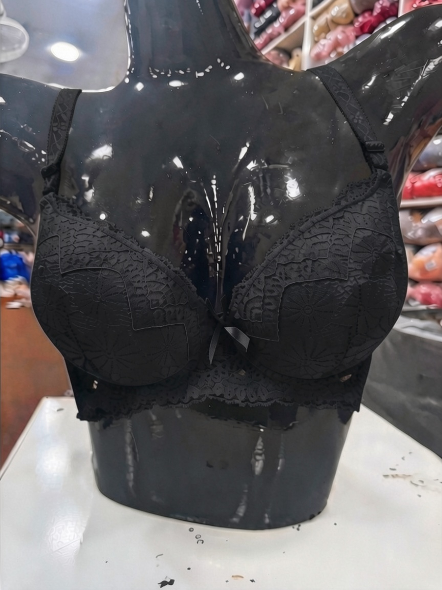 Floral Lace Padded Bra for