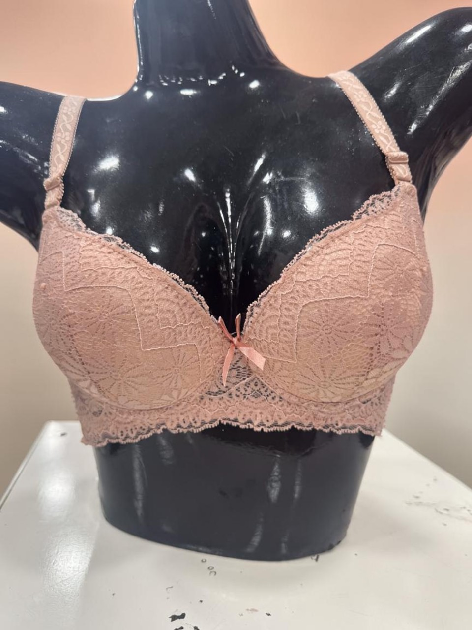Floral Lace Padded Bra for