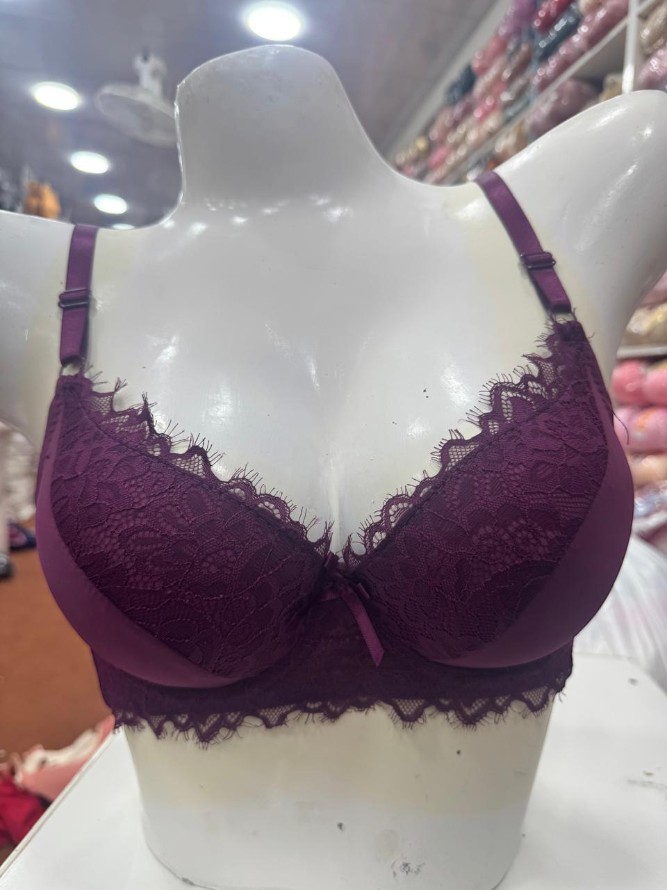 Floral Lace Full Coverage Bra