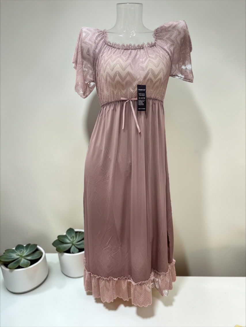 Women’s Elegant Lace Night Dress
