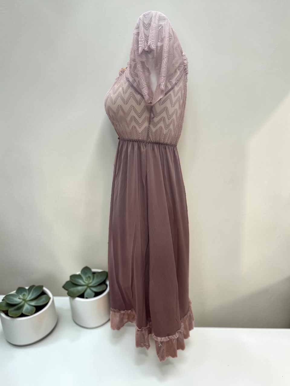 Women’s Elegant Lace Night Dress