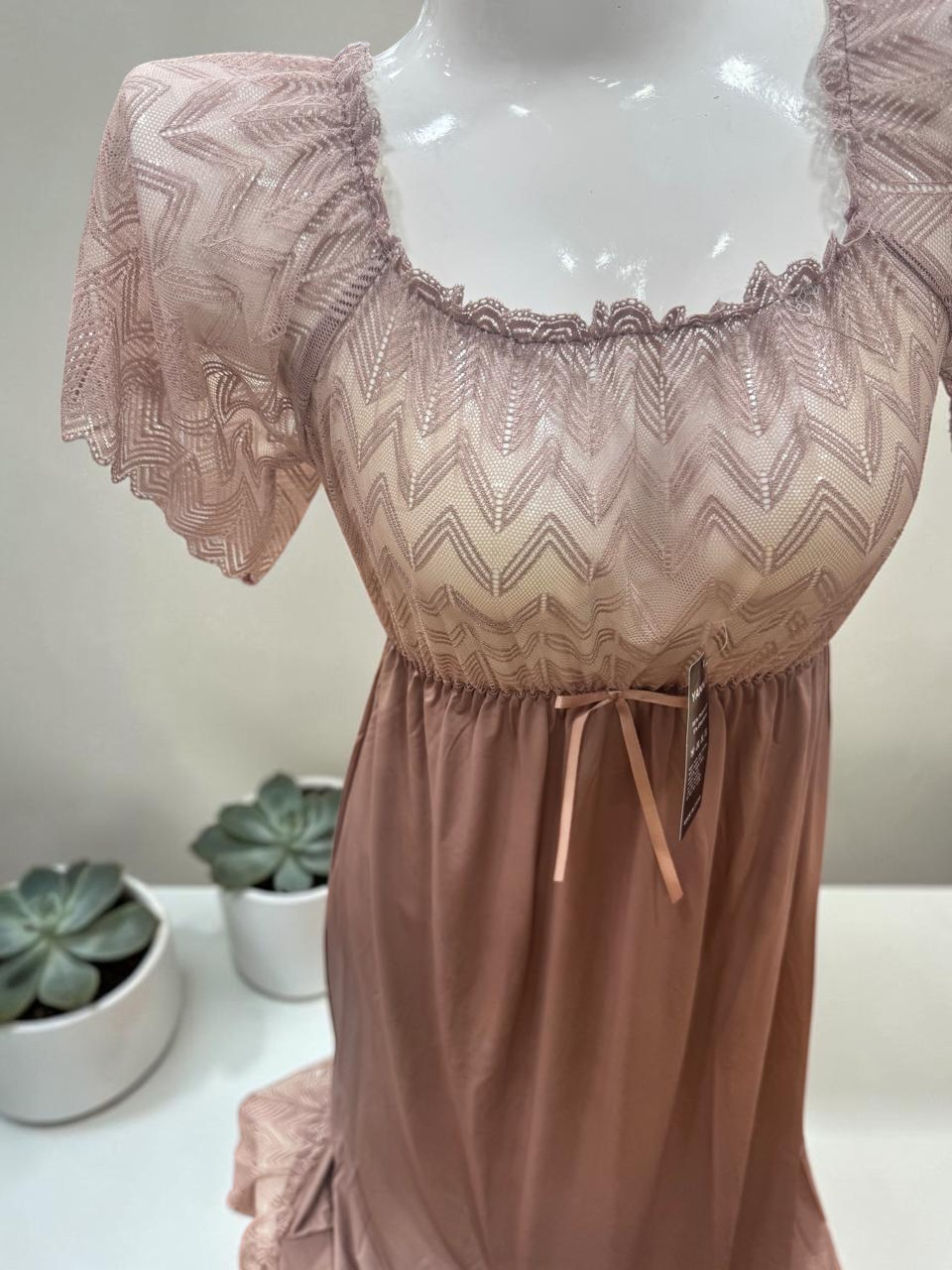 Women’s Elegant Lace Night Dress