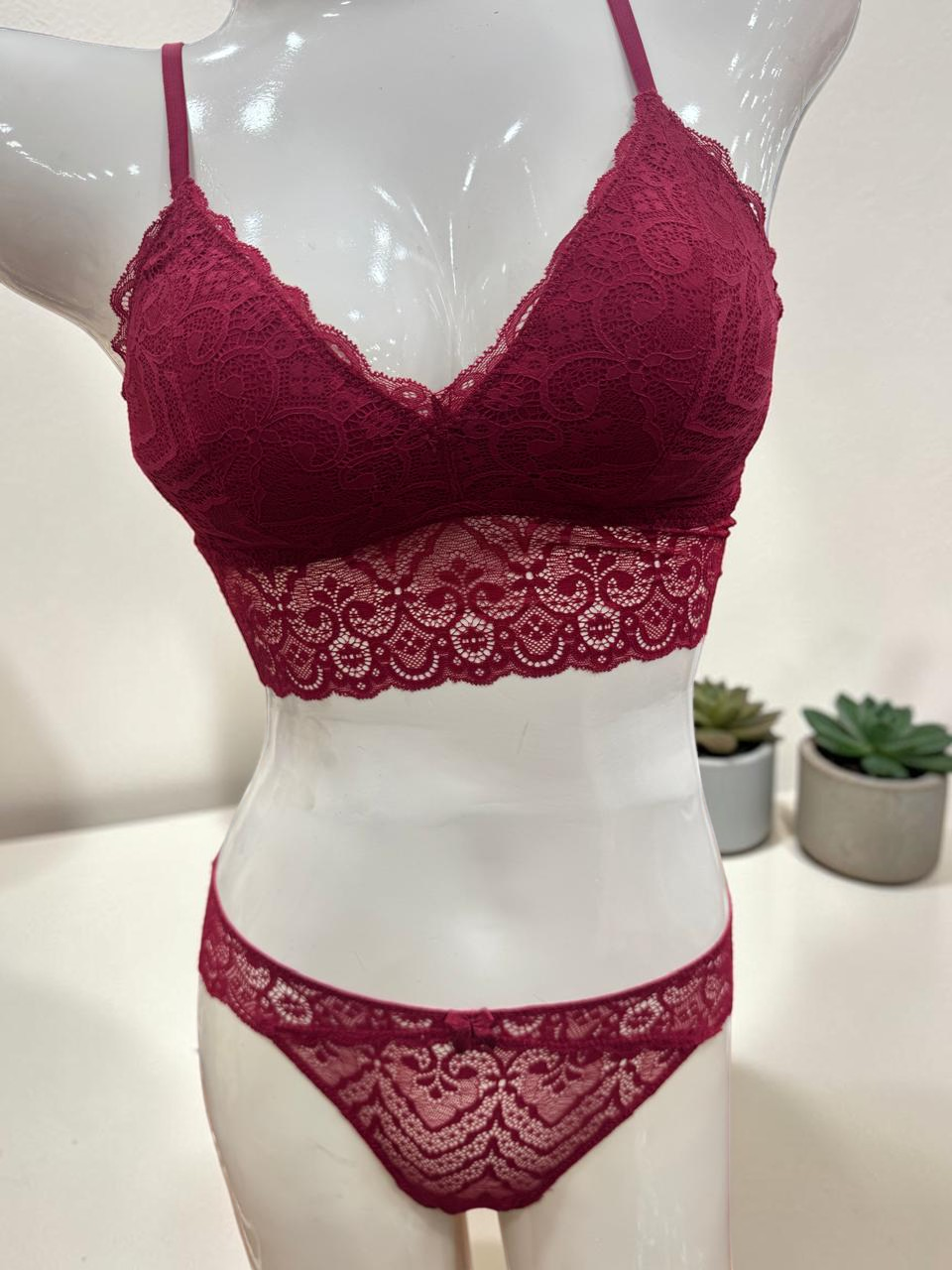 Lace Bralette & Panty Set