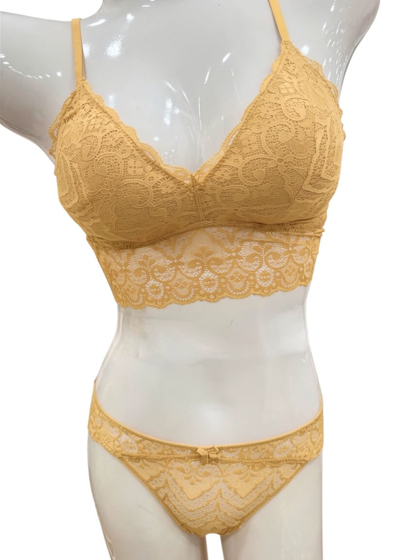 Lace Bralette & Panty Set