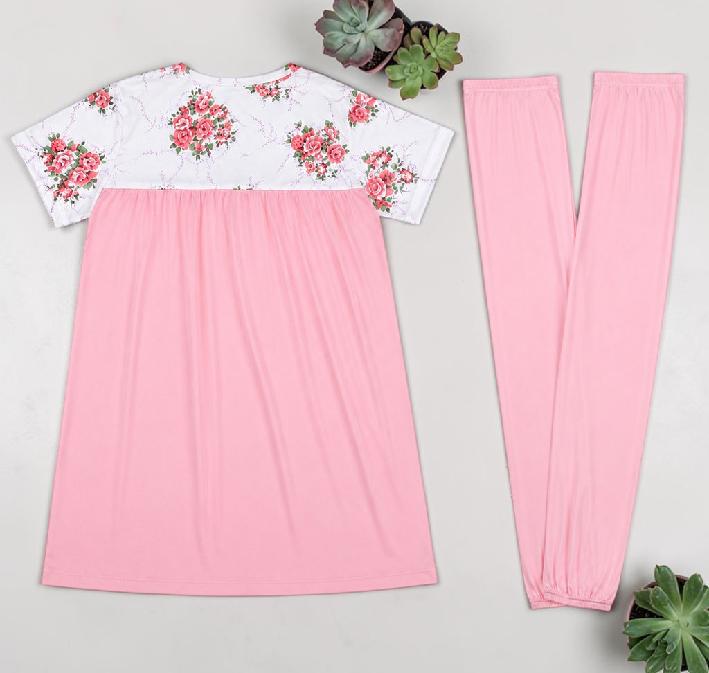 Soft Cotton Floral Nightwear