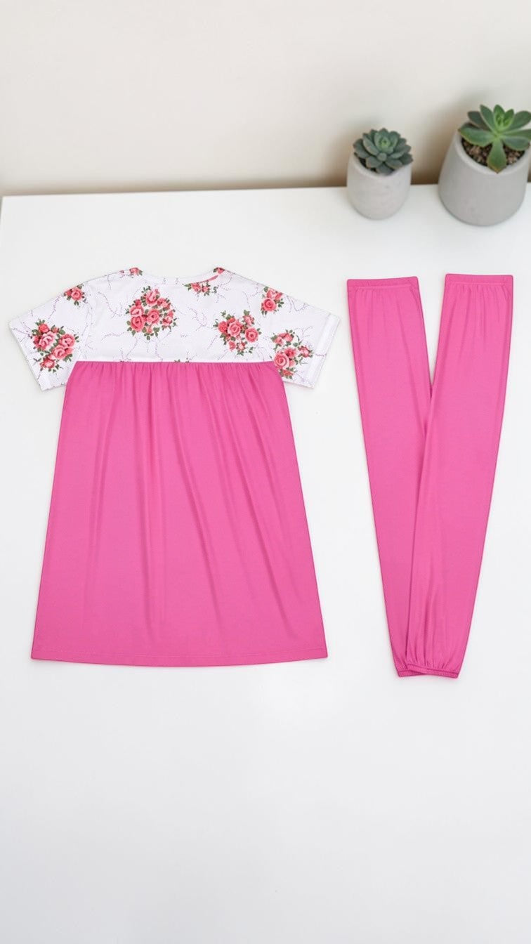 Soft Cotton Floral Nightwear