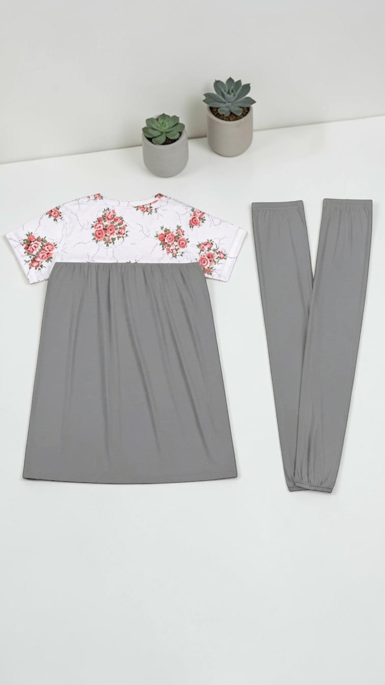 Soft Cotton Floral Nightwear