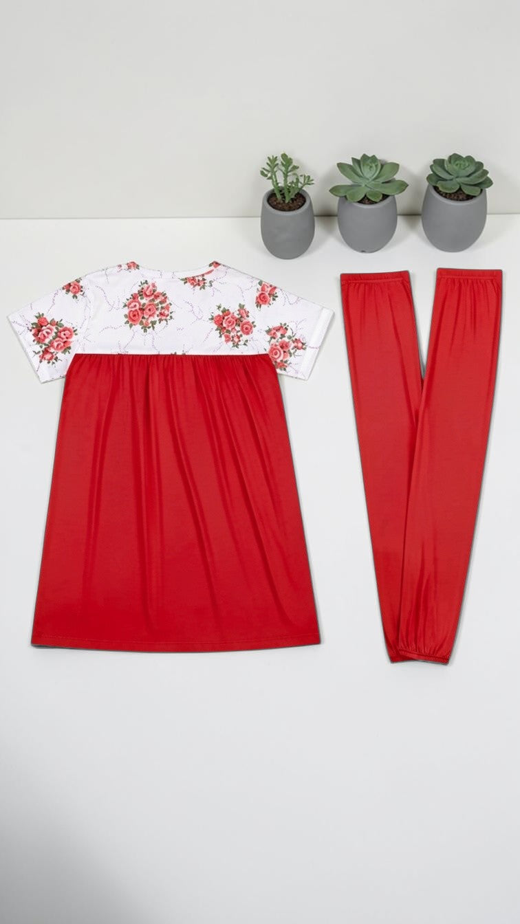 Soft Cotton Floral Nightwear