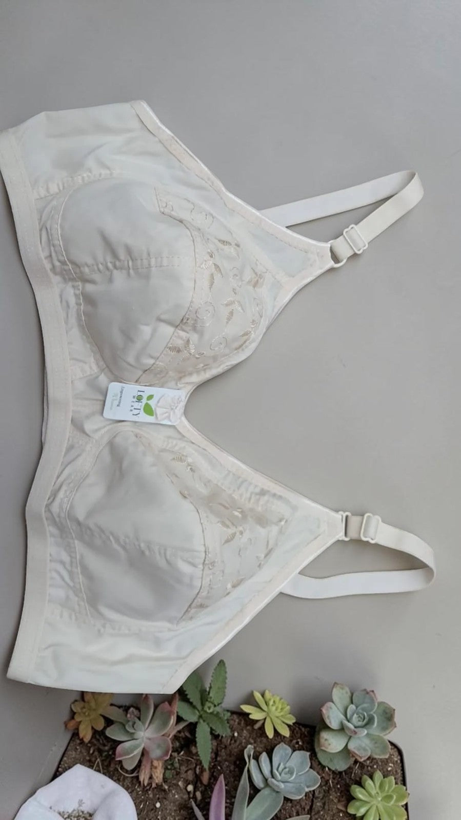 Women's Full Coverage Non Padded Non Wired Cotton Bra | Soft Comfortable Daily Wear Support Bra