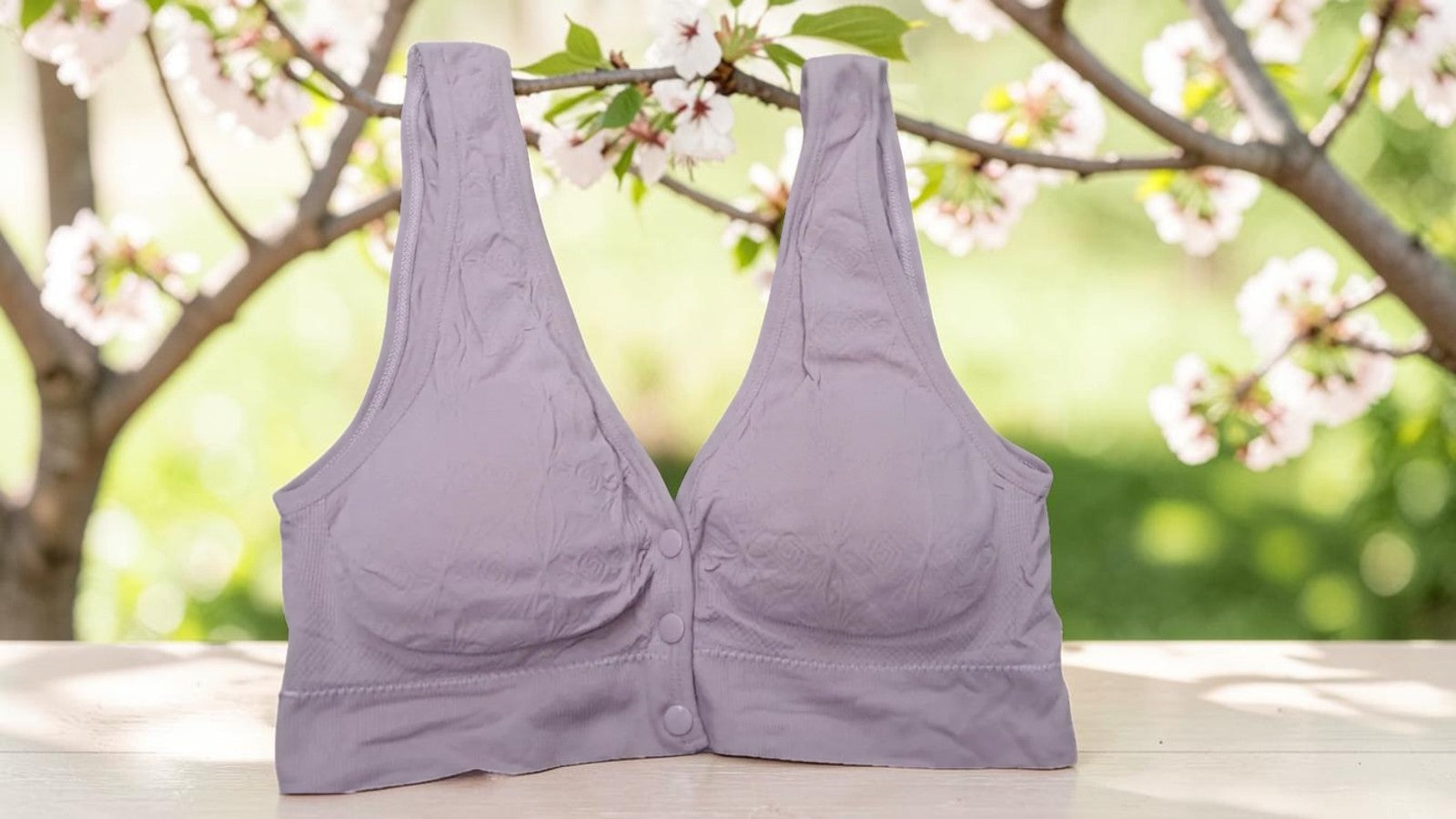 Front Open Seamless Padded Bra