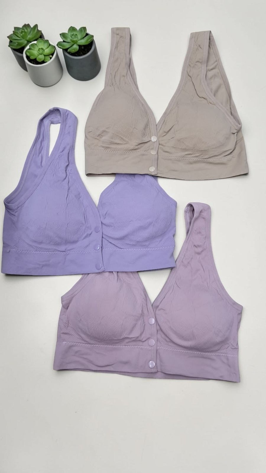 Front Open Seamless Padded Bra