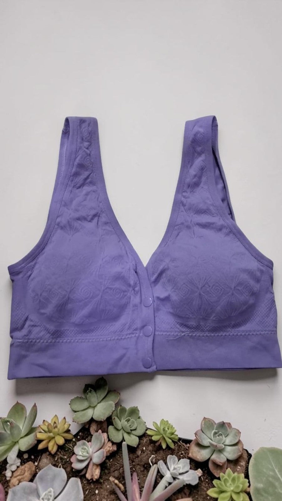 Front Open Seamless Padded Bra