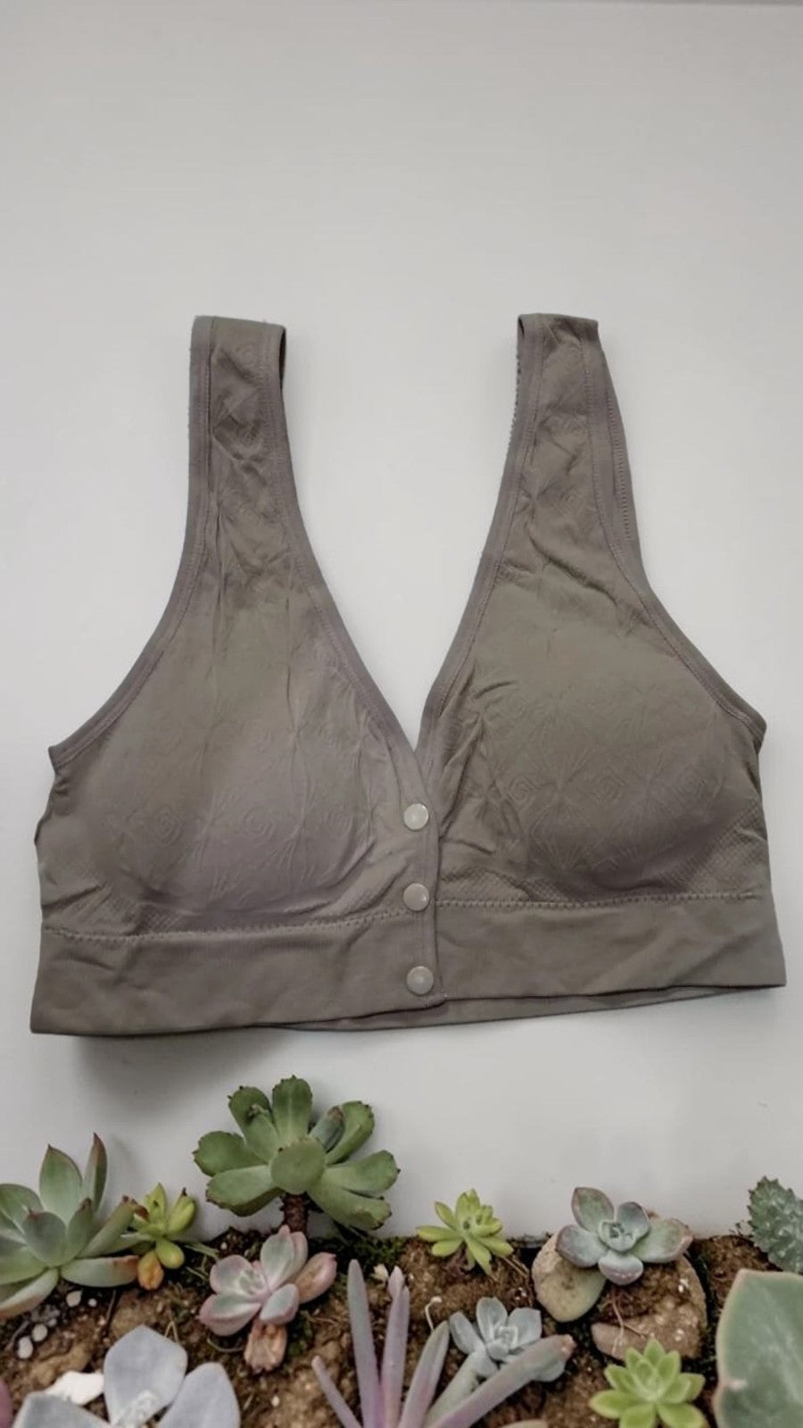 Front Open Seamless Padded Bra