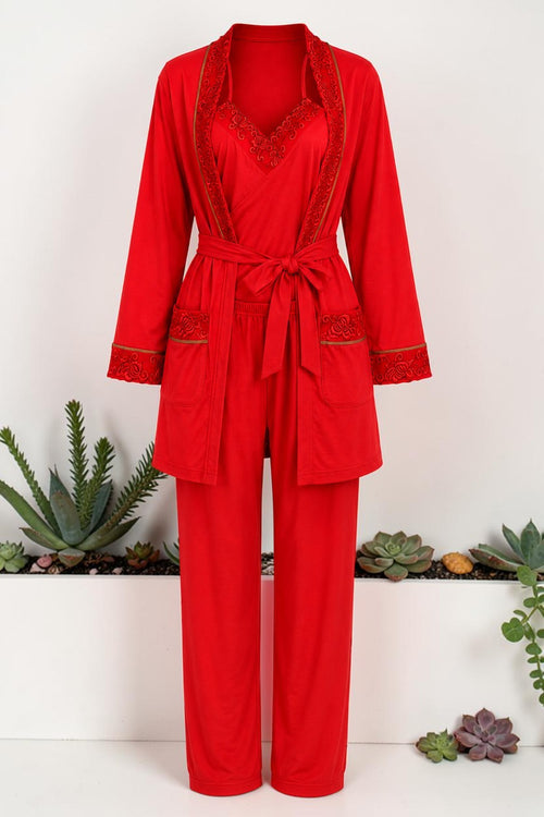 3-Piece Luxury Nightwear Set